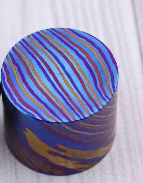 Timascus Mokuti Titanium Damascus Rods And Sheet